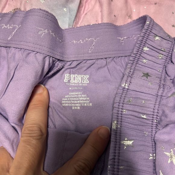 PINK Victoria's Secret 4 pair Pink boxers Sleepwear - Picture 4 of 9